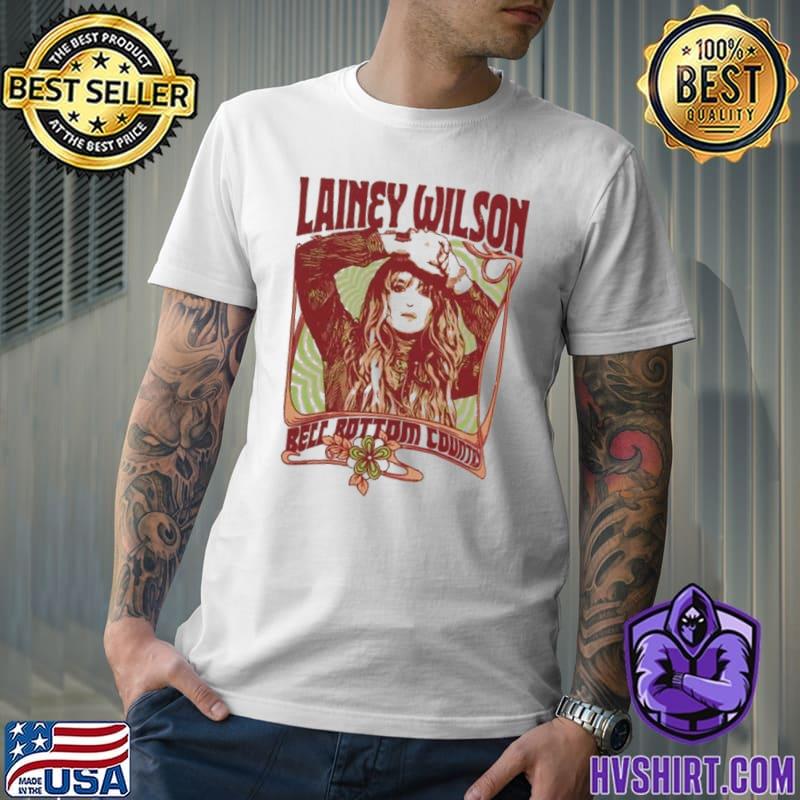 Lainey Wilson Country With A Flare Tour 2023 Dates Merch Trippy Peach shirt
