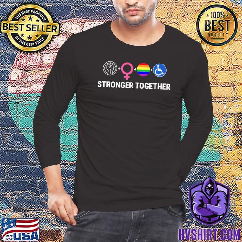 LGBT the Resistance stronger together shirt