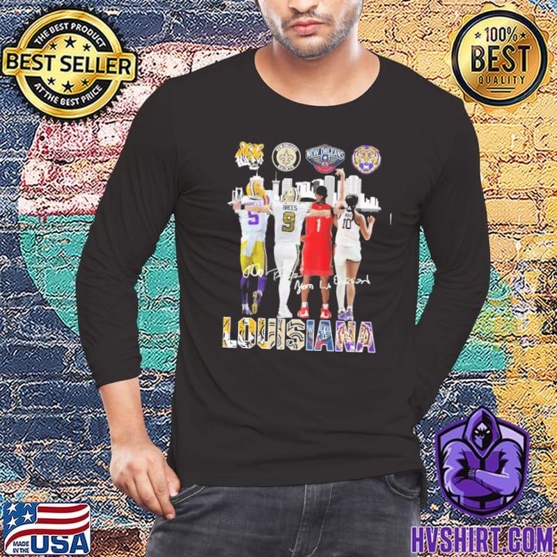 Official louisiana Sport Team Lsu New Orleans Pelicans And New Orleans  Saints Logo Shirt, hoodie, sweater, long sleeve and tank top