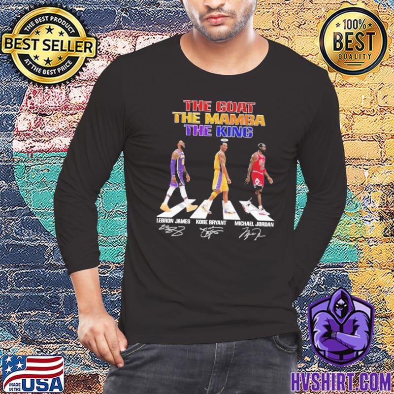 The goat the mamba the king signature abbey road shirt