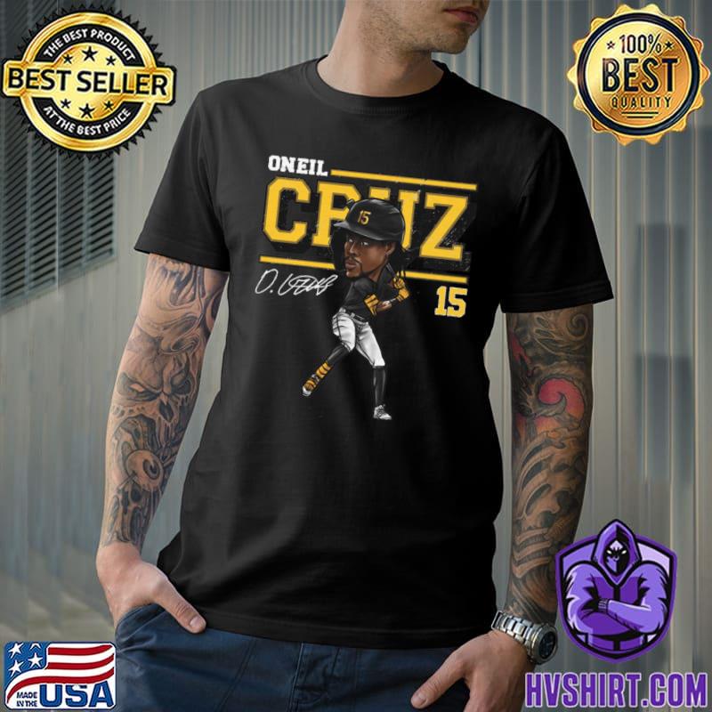 Nice oneil Cruz Pittsburgh Cartoon Signature T-Shirt, hoodie