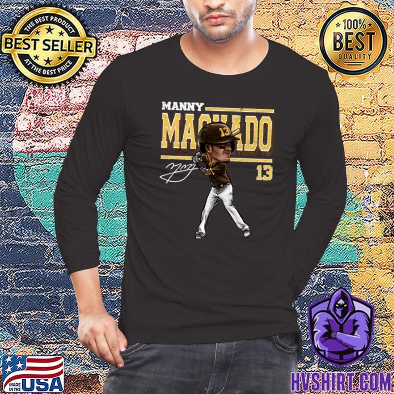 Funny manny Machado San Diego Signature Cartoon T-Shirt, hoodie, sweater,  long sleeve and tank top