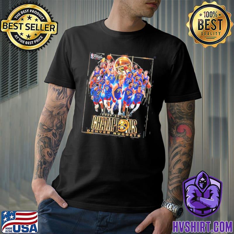 NBA Finals Champs 2022-2023 Denver Nuggets Vintage T-Shirt - Kaiteez