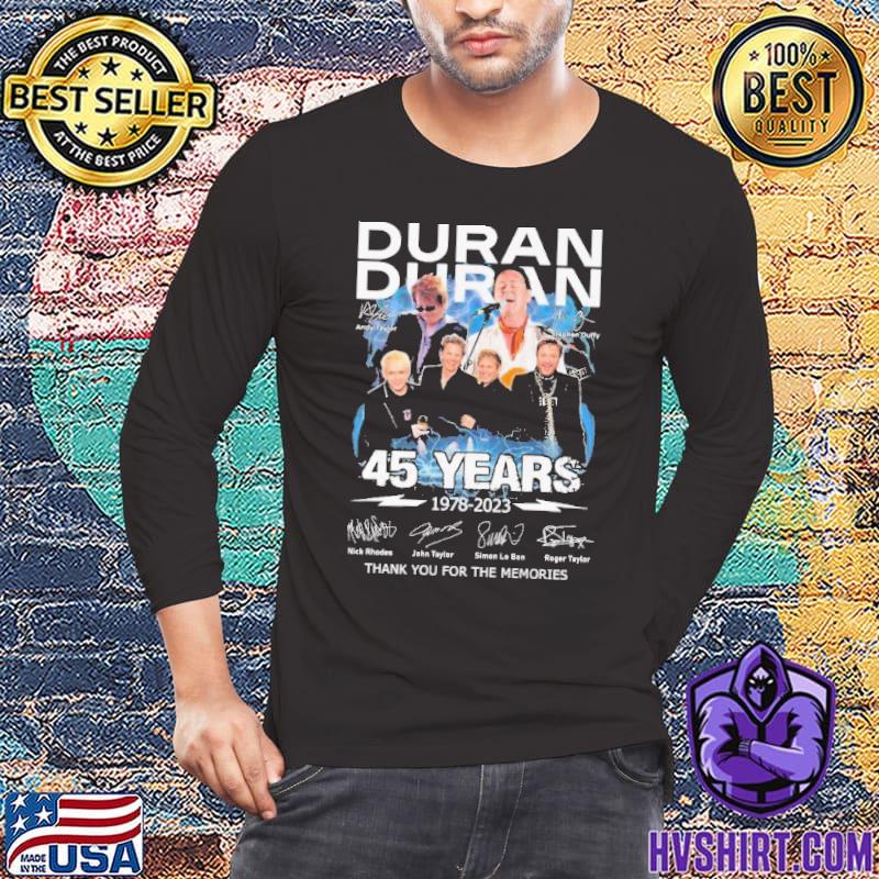 Duran Duran 45 Years 1978-2023 Signatures Thank You For The Memories  Personalized Baseball Jersey - Tagotee