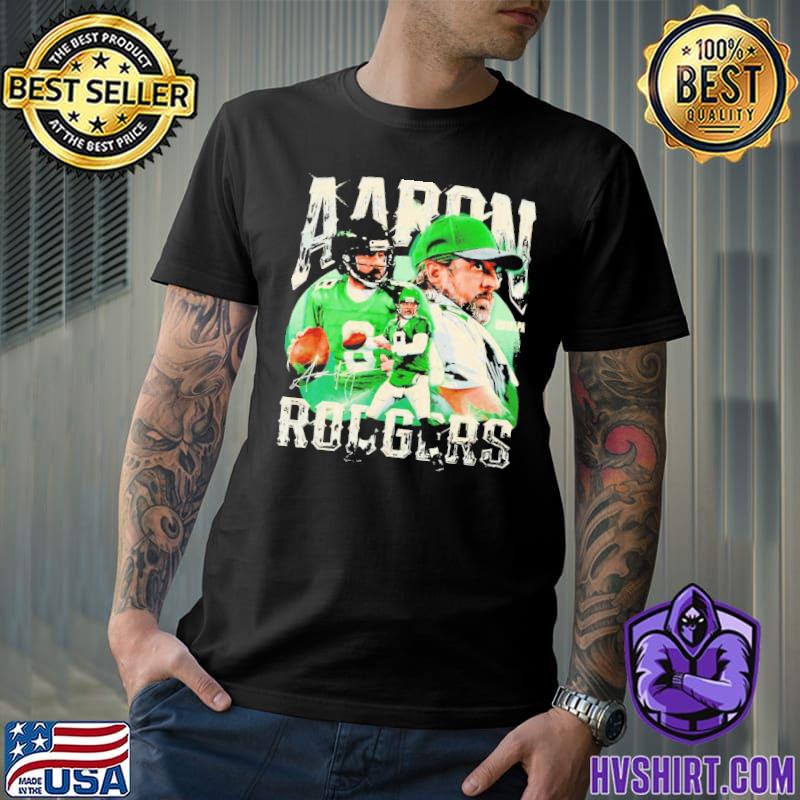 Awesome aaron Rodgers New York Jets Cartoon signature shirt, hoodie,  sweater, long sleeve and tank top