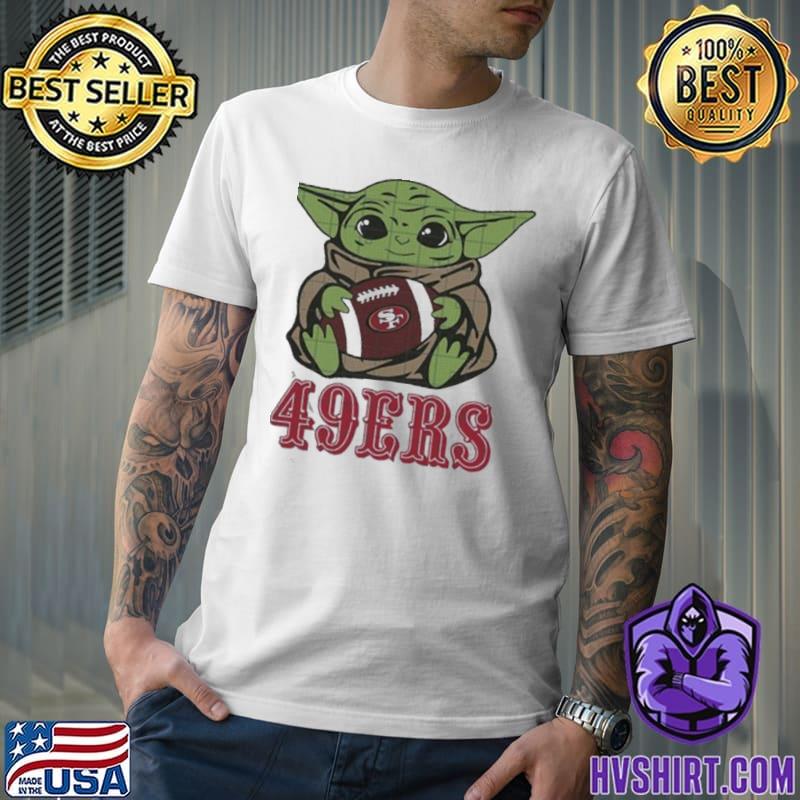 Baby Yoda Nfl 49ers Star Wars Shirt, hoodie, sweater, long sleeve