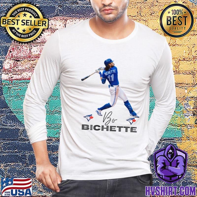 Bo Bichette Signature Bo Bichette Toronto Blue Jays T-Shirt - Guineashirt  Premium ™ LLC