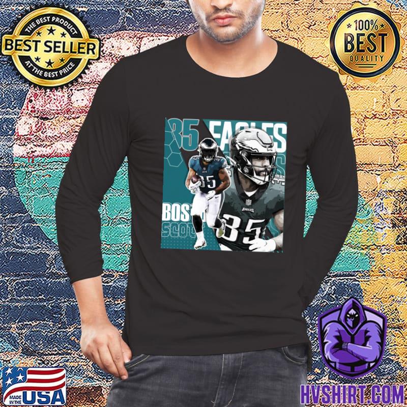 Boston Scott 35 Philadelphia Eagles football player poster shirt, hoodie,  sweater, long sleeve and tank top