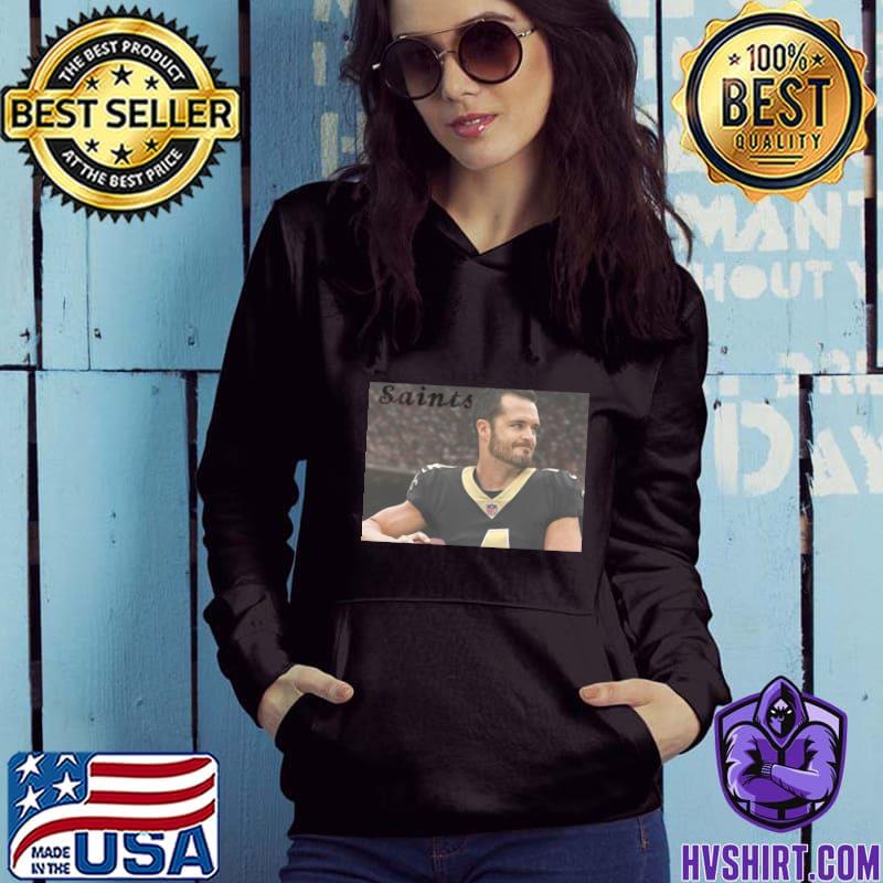 Derek Carr Shirt, New Orleans Football Men's Cotton T-Shirt