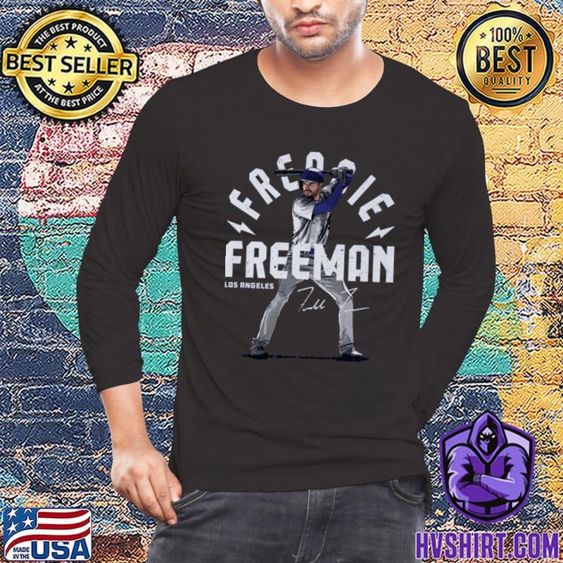 Freddie Freeman Men's Baseball T Shirt Los Angeles D 