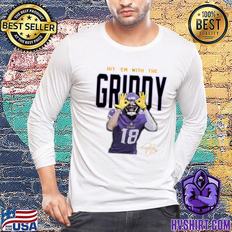 Griddy Justin Jefferson signature shirt, hoodie, sweatshirt and tank top