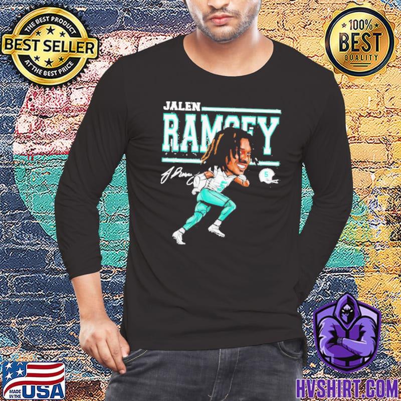 Jalen Ramsey Miami Dolphins Cartoon signature shirt - Dalatshirt