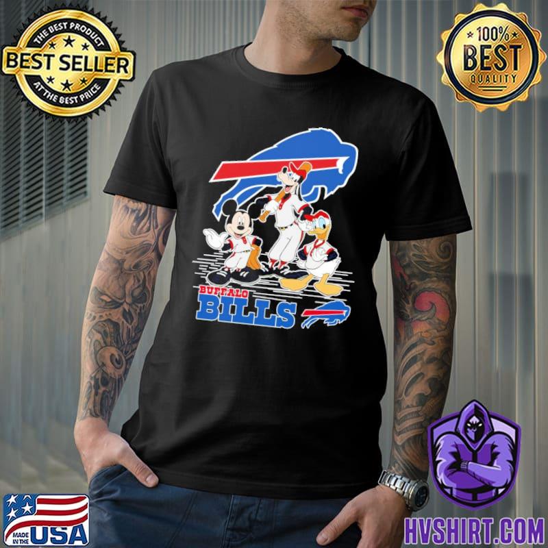 Buffalo Bills Mickey Mouse And Friends Stitch Logo Disney 3D T-Shirt