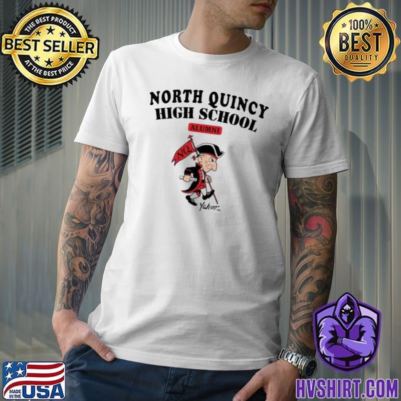 North Quincy High School Alumni logo shirt, hoodie, sweater, long sleeve  and tank top