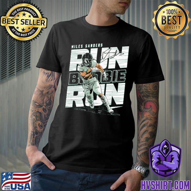 Philadelphia Football Miles Sanders run boobie signature shirt