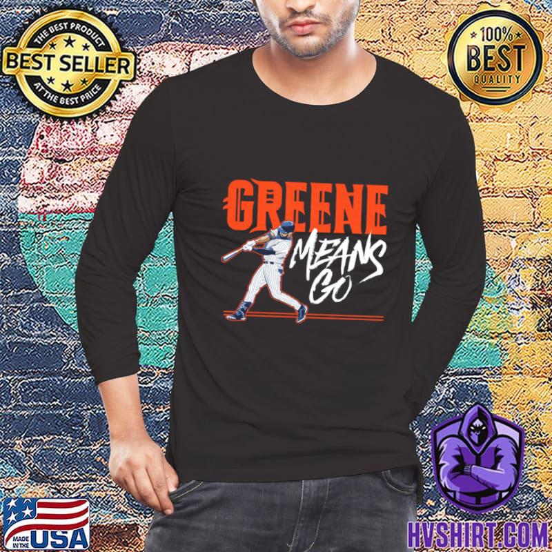 Riley Greene Means Go American baseball Detroit Tigers MLB T-Shirt -  Guineashirt Premium ™ LLC