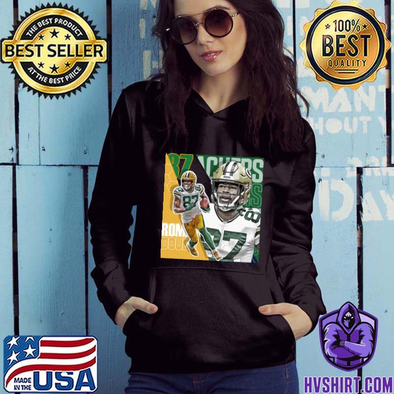 Romeo Doubs Green Bay Packers football poster design shirt, hoodie, sweater  and v-neck t-shirt