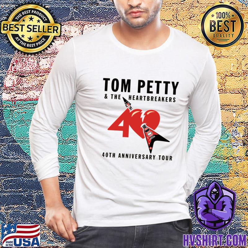 tom petty 40th anniversary tour t shirt