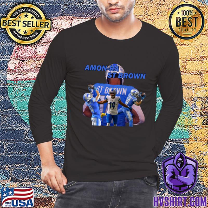 Amon Ra St. Brown Detroit Lions 14 shirt, hoodie, sweater, long sleeve and  tank top