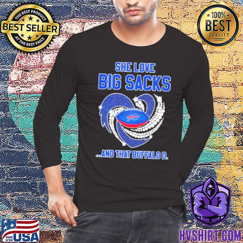 : Football Shirt - She Loves Big Sacks and That Dallas D