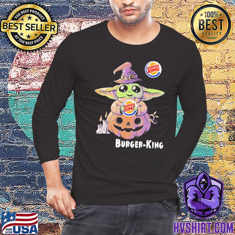 Baby Yoda hug Burger King shirt