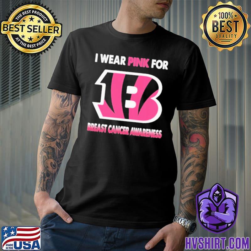 Original Cincinnati Bengals I wear pink for Breast Cancer Awareness 2023  shirt, hoodie, sweater, long sleeve and tank top