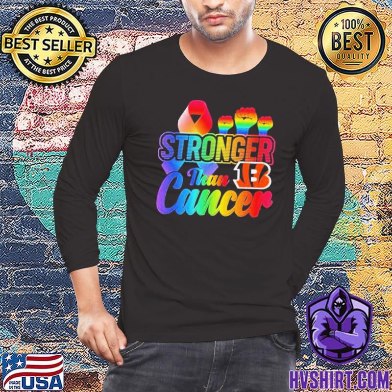 Cincinnati Bengals Stronger Than Cancer shirt, hoodie, sweater