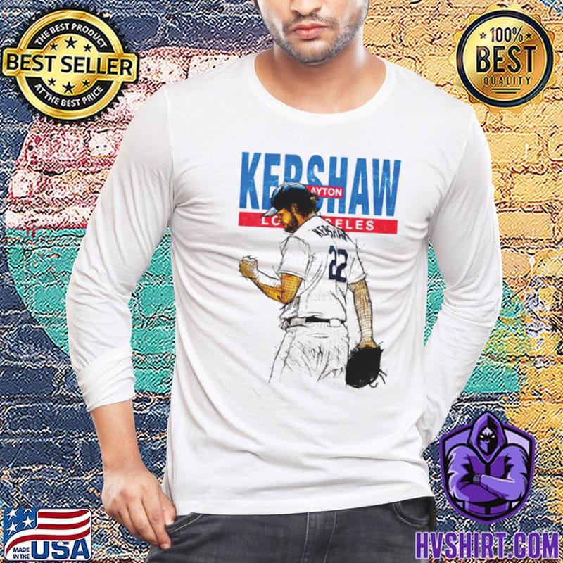 Clayton Kershaw Los Angeles D Sketch an American professional baseball  pitcher T-Shirt, hoodie, sweater, long sleeve and tank top