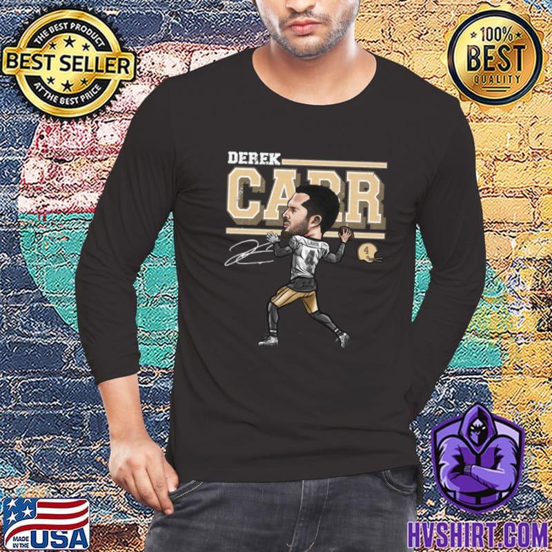 Derek carr new orleans cartoon shirt, hoodie, sweater, long sleeve and tank  top