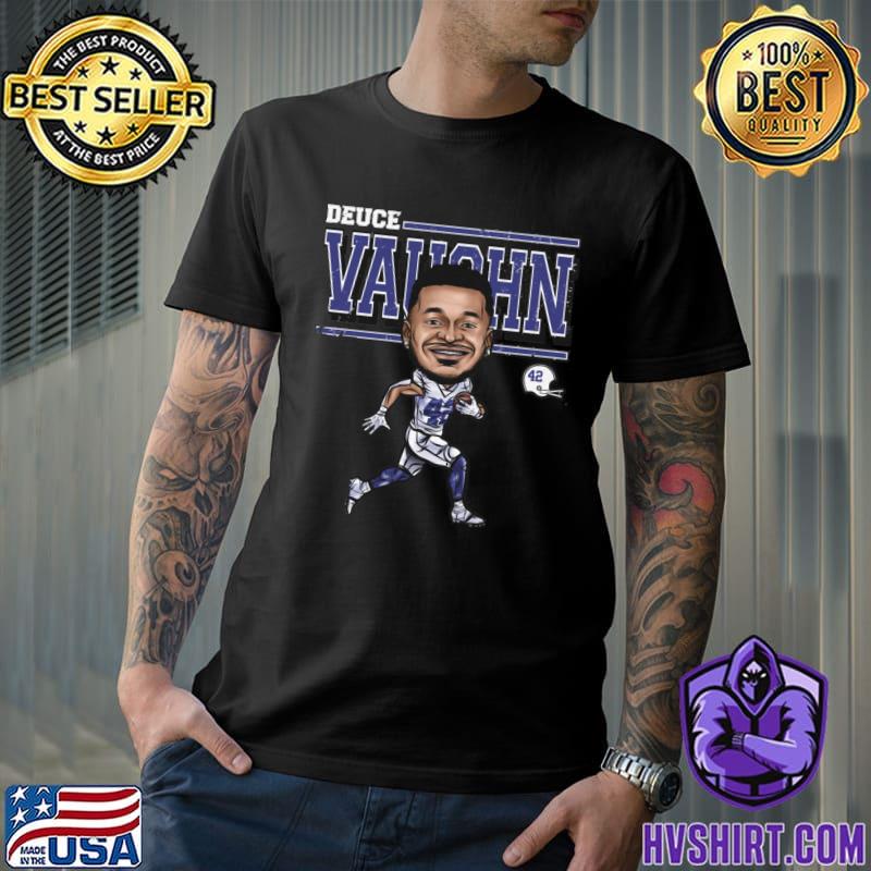 Deuce Vaughn Dallas Cartoon Football t-shirt by To-Tee Clothing