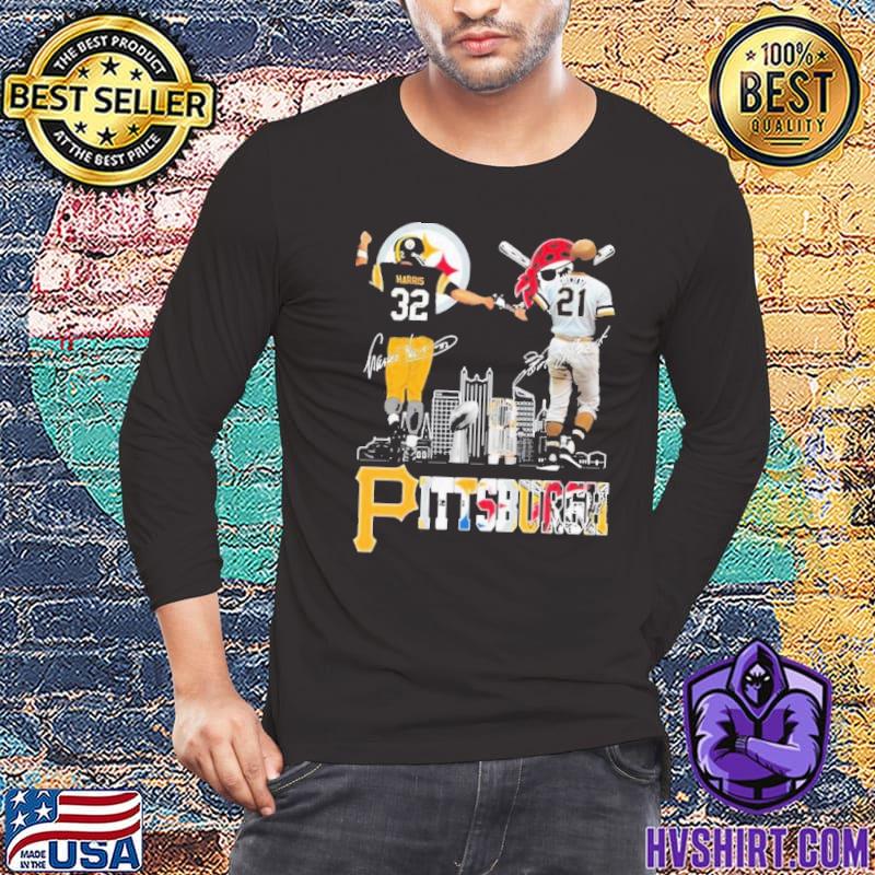 Franco Harris And Roberto Clemente Pittsburgh Steelers Signatures shirt,  hoodie, sweater, long sleeve and tank top