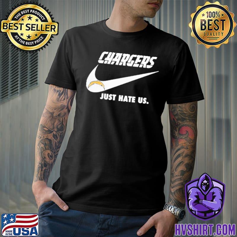 Original nike Los Angeles Chargers just hate us shirt, hoodie, sweater,  long sleeve and tank top