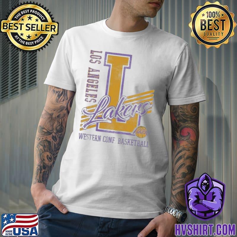 Los Angeles Lakers Western Conference T-Shirts By Mitchell & Ness