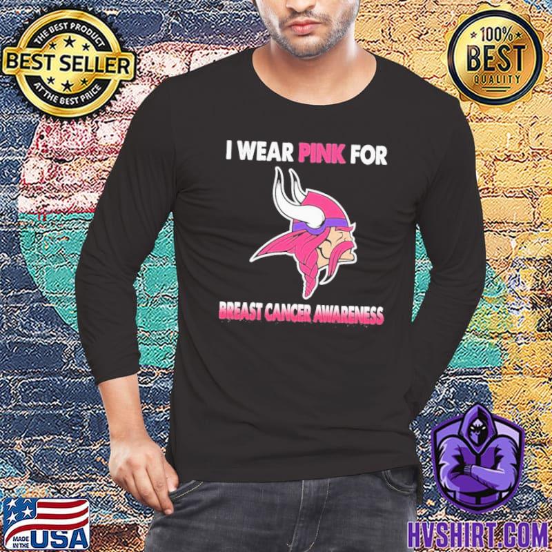 Minnesota Vikings I Wear Pink For Breast Cancer Awareness shirt