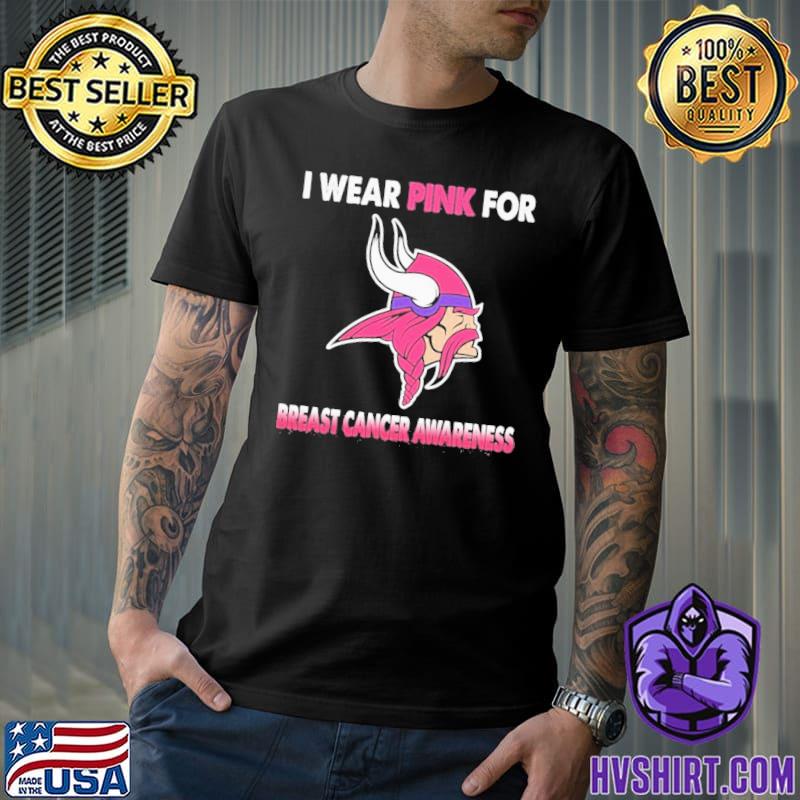 Minnesota Vikings I Wear Pink For Breast Cancer Awareness shirt