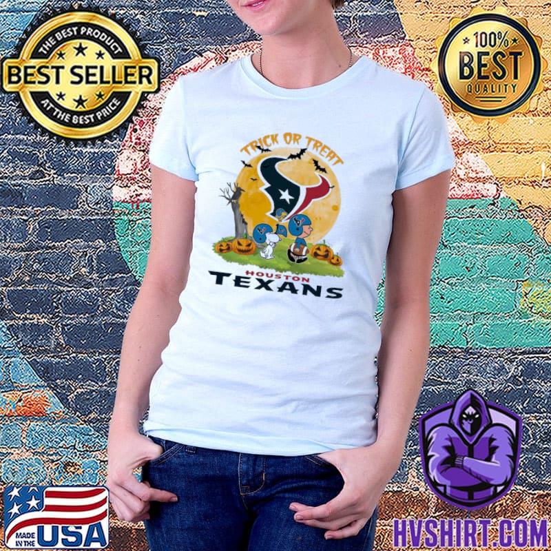 Peanuts Snoopy Trick or Treat Halloween Houston Texans shirt, hoodie,  sweater, long sleeve and tank top