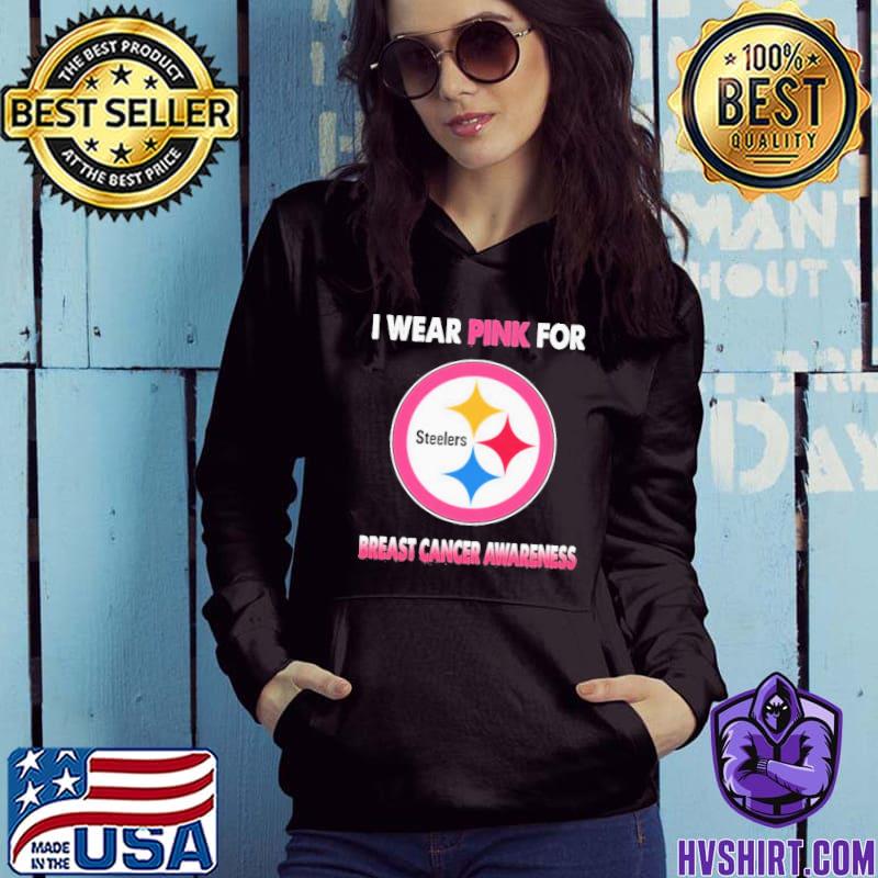 Official pittsburgh Steelers I Wear Pink For Breast Cancer Awareness 2023  shirt,Sweater, Hoodie, And Long Sleeved, Ladies, Tank Top