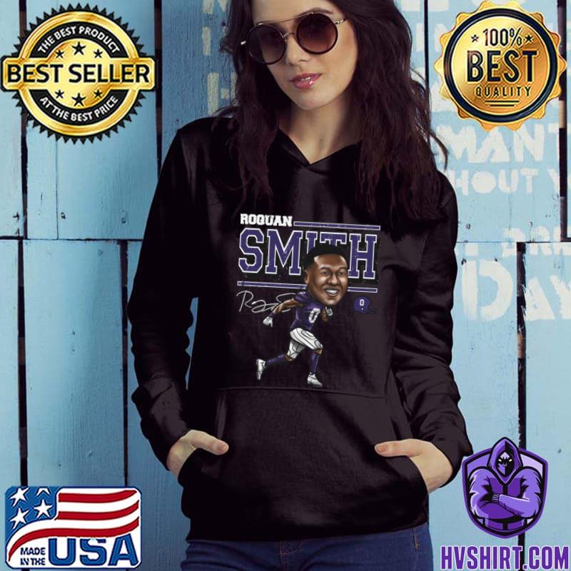 Roquan Smith Baltimore Ravens cartoon chibi shirt, hoodie, sweater