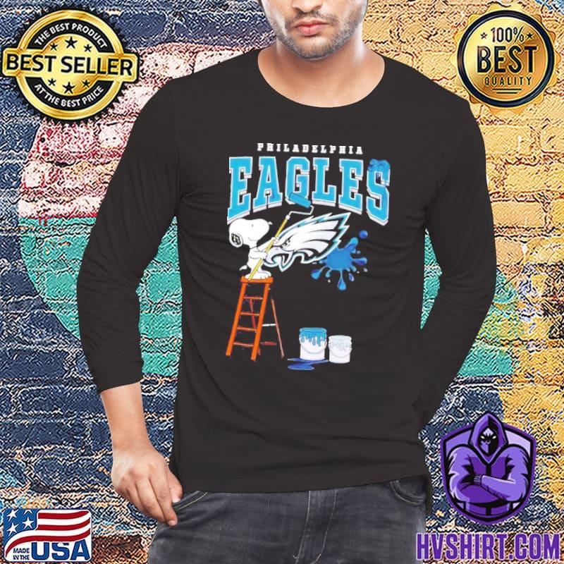 Snoopy painting Philadelphia Eagles shirt - Guineashirt Premium ™ LLC