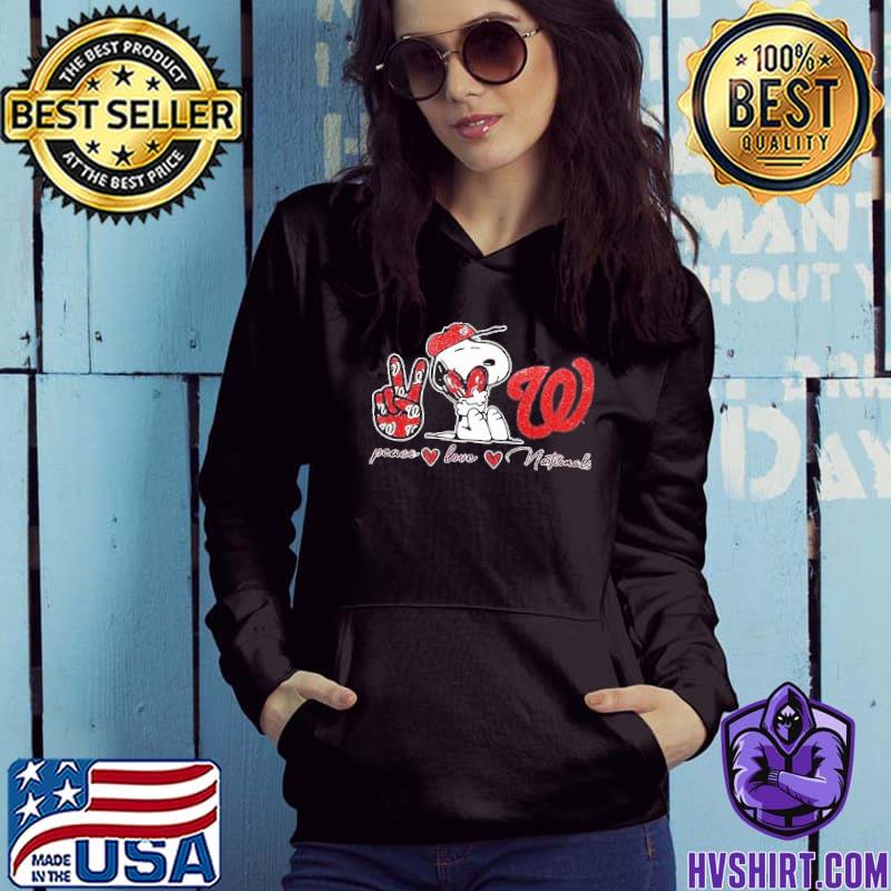 Official Snoopy Peace Love Washington Nationals 2023 Shirt, hoodie,  sweater, long sleeve and tank top