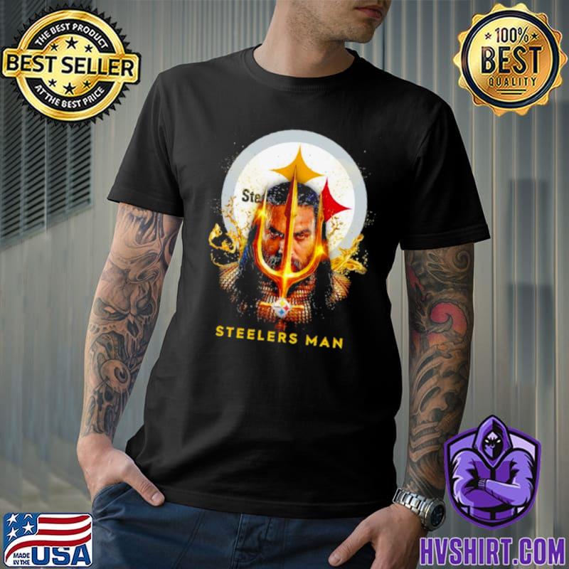 Official Steelers man aquaman T-shirt, hoodie, tank top, sweater and long  sleeve t-shirt