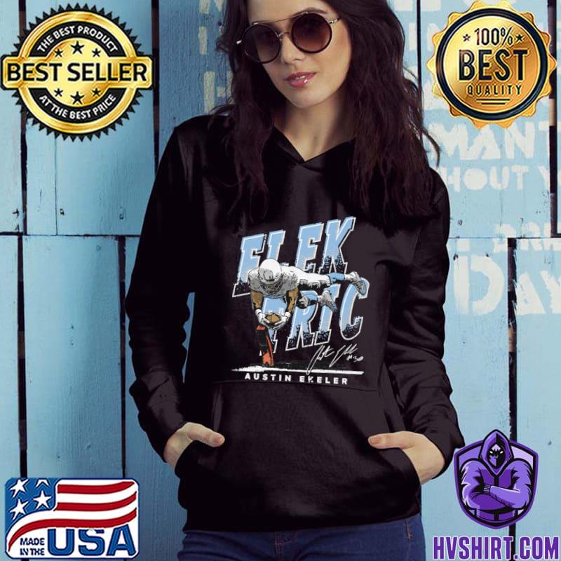 Austin Ekeler Signature football running back Los Angeles C Elektric T-Shirt,  hoodie, sweater, long sleeve and tank top