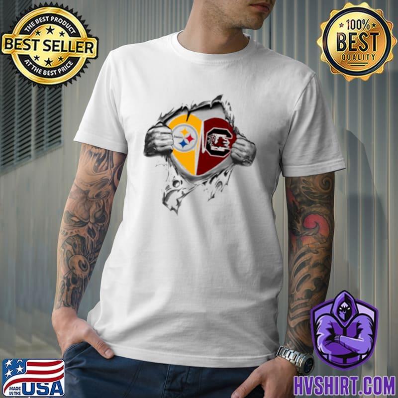 Blood Inside Me Chicago Cubs And Pittsburgh Steelers 2023 shirt