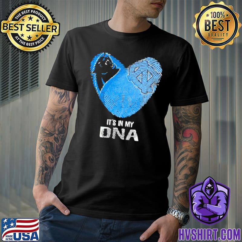 Carolina Panthers And North Carolina State Heart It's In My Dna 2023 T Shirt