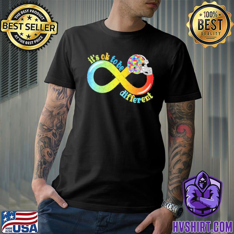 Dallas Cowboys It's Ok To Be Different Autism Infinity T Shirt