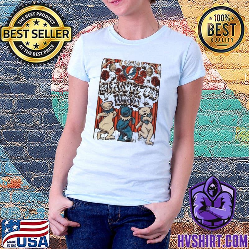 Printed T-shirt - Light blue/Grateful Dead - Ladies