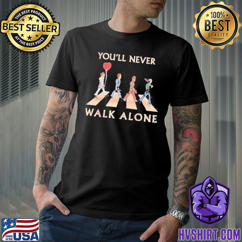 You'll Never Walk Alone Dallas Cowboys Abbey Road Signatures T Shirt,  hoodie, sweater, long sleeve and tank top