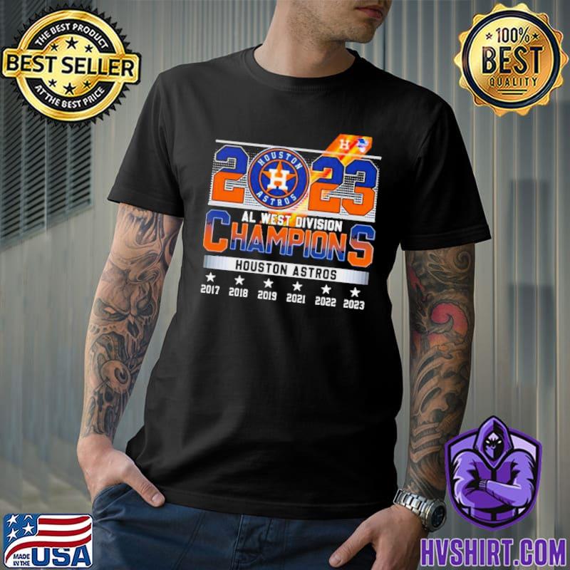 Houston Astros 2023 AL West Division Champions T Shirt, hoodie