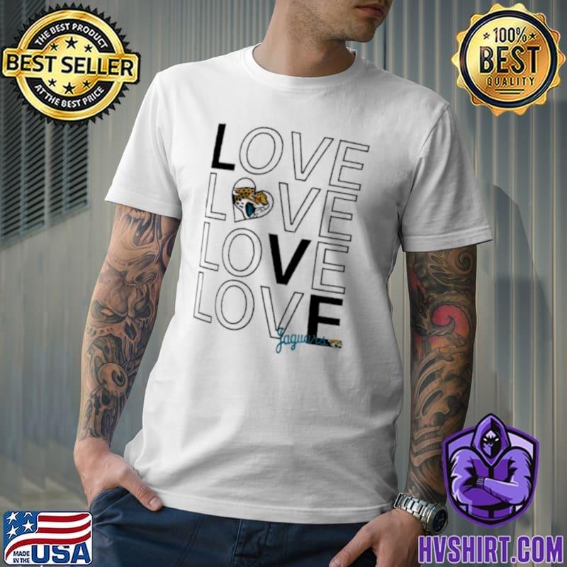 I Love Sign Jacksonville Jaguars Shirt, hoodie, sweater, long