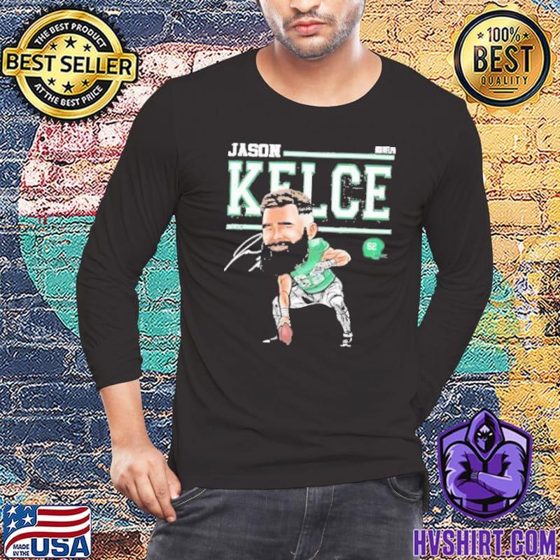 Jason Kelce Philadelphia Cartoon Nfl T-Shirt, hoodie, sweater and long  sleeve